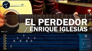 Cómo tocar quotEl Perdedorquot de Enrique Iglesias y Marco Antonio Solis en Guitarra HD  Christianvib [upl. by Aivil]