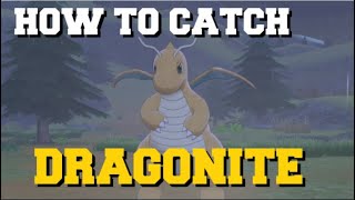 HOW TO CATCH DRAGONITE IN POKEMON SWORD AND SHIELD CROWN TUNDRA WHERE TO FIND DRAGONITE [upl. by Perrie]