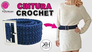 TUTORIAL UNCINETTO  CINTURA FACILISSIMA  CROCHET BELT [upl. by Kcarb]