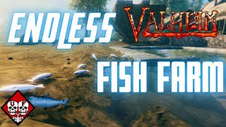 Valheim  How To Make a Fish Farm  Tips and Tricks [upl. by Kieffer]