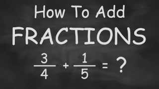 How To Add Fractions  Fast and Easy fraction addition [upl. by Mont]