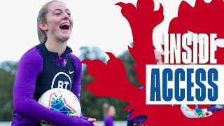 Inside Lionesses Camp Player Arrivals Training amp Walsh Nutmegs Nobbs  Inside Access  Lionesses [upl. by Appel]