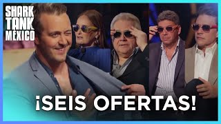 ¡Nunca antes se habían visto 6 ofertas en Shark Tank  Shark Tank Mexico [upl. by Cogen]