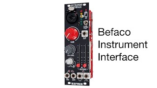 Befaco Instrument Interface  Overview Walkthrough Tutorial [upl. by Nido]