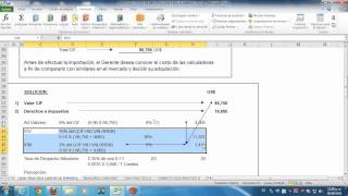 CÁLCULO DE COSTO DE IMPORTACIÓNwmv [upl. by Rammus]