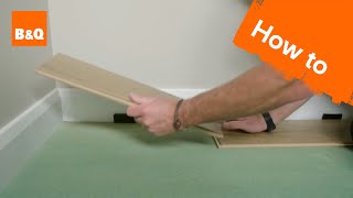 How to lay laminate flooring [upl. by Aicirtan]