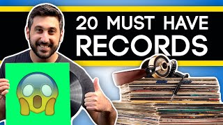 Top 20 Records You Need For Your Vinyl Collection  Essential Albums To Own Rock Jazz Rap Indie [upl. by Holms]