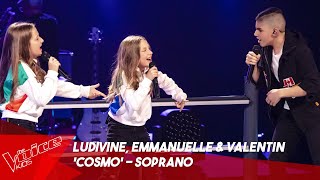 Ludivine Emmanuelle et Valentin  Cosmo  Battles  The Voice Kids Belgique [upl. by Ashia829]