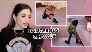 Americas Next Top Model DANGEROUS Catwalk Challenge  Photographer Reacts [upl. by Zara712]