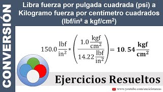 psi a kgcm2  Método fácil [upl. by Irap546]