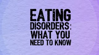 6 Signs of an Eating Disorder [upl. by Saba]