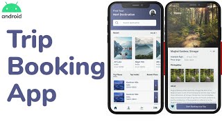 Trip planner and Booking Android App  Android Studio Tutorial [upl. by Everara]