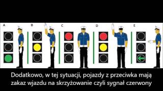 Kierowanie ruchem przez policjanta [upl. by Dodds]