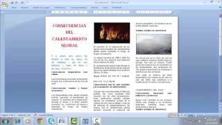 ¿COMO CREAR UN TRIPTICO EN WORD [upl. by Matheson]