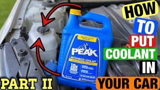 HOW TO PUT COOLANT IN YOUR CAR PART 2  KIA AND HYUNDAI CARS  GREEN COOLANT VS RED kia coolant [upl. by Halland]