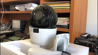 From ebay  cheap 5MP 30X Zoom MiniSpeed Dome PTZ Camera Review [upl. by Ayatnwahs135]