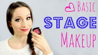 Basic Stage Makeup Tutorial [upl. by Paten]