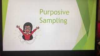 Purposive Sampling [upl. by Jariah]