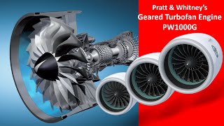 Pratt amp Whitneys Geared Turbofan Engine PW1000G How does it work [upl. by Gersham926]