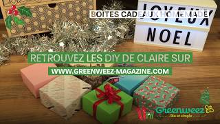 Comment fabriquer des boites cadeaux Tuto [upl. by Rawna]