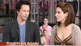 Today Show Sandra Bullock and Keanu Reeves 20060615 [upl. by Blackburn878]