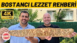 BOSTANCI LEZZET REHBERİ Adana kebabı etli ekmek söğüş köfte lahmacun  Ayaküstü Lezzetler [upl. by Alderman]