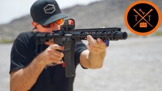 Shooting 4 CALIBERS from ONE AR 15  MIND BLOWN [upl. by Analahs]