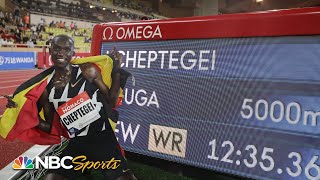 5K WORLD RECORD destroyed in Monaco  NBC Sports [upl. by Nyer]