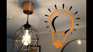 Install a Light Fitting  IKEA Hemma [upl. by Eicyak124]