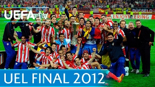 2012 UEFA Europa League final highlights  AtléticoAthletic Bilbao [upl. by Arianne994]