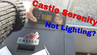 Castle Serenity Pellet Stove  Diagnosing No Flame  Disassembly Cleaning  Replacing Igniter [upl. by Albertine857]