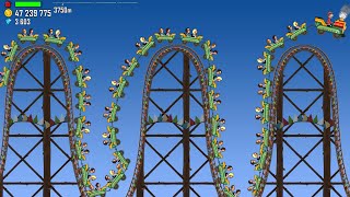 Hill Climb Racing  Kiddie Express in ROLLER COASTER 4668m WALKTHROUGH [upl. by Obadias]