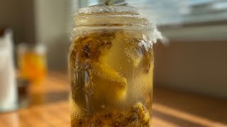 HOW TO MAKE TEPACHE Fermented pineapple drink [upl. by Nitza484]