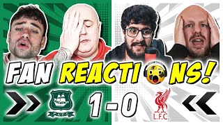 LIVERPOOL FANS HUMILIATED 😳 REACTION TO PLYMOUTH 10 LIVERPOOL  FA CUP FAN REACTIONS [upl. by Muffin511]