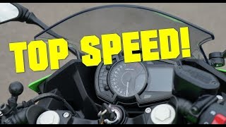 KAWASAKI NINJA 400 TOP SPEED [upl. by Dent]