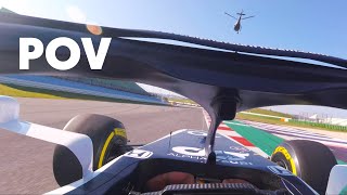 DRIVERS EYE  Onboard our AlphaTauri AT01 Formula 1 Car [upl. by Prentiss699]