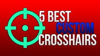 5 BEST CUSTOM CROSSHAIRS FOR CSGO [upl. by Nollie]