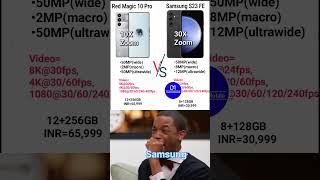 Red Magic 10 Pro Vs Samsung Galaxy S23 FE 5G Camera Performance [upl. by Christianson]