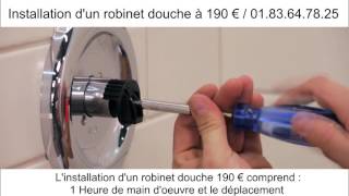 Installation Robinet Douche  Plombierpascherpariscom [upl. by Dex]