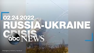 RussiaUkraine Crisis February 24 2022 [upl. by Wilma]