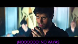 EL PERDEDOR  ENRIQUE IGLESIAS ft MARCO ANTHONIO SOLIS Letra Y vídeo oficial [upl. by Anilahs]