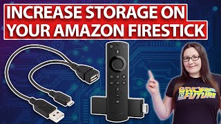 HOW TO ADD AN EXTERNAL DRIVE TO YOUR AMAZON FIRESTICK FOR INCREASED STORAGE [upl. by Eillo523]