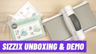 Sizzix Big Shot Unboxing amp Demo Not Sponsored  Why Do I Need This Again [upl. by Pantia]