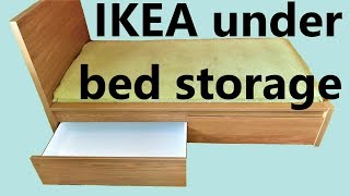 Ikea Malm underbed storage assembly [upl. by Noel692]