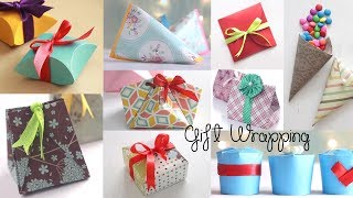 10 Fantastic Gift Wrap Ideas  Paper Crafts  Compilation [upl. by Ahsal]