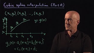 Cubic Spline Interpolation Part A  Lecture 44  Numerical Methods for Engineers [upl. by Cohby]