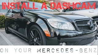 Install a Dash Cam on Your MercedesBenz [upl. by Ayhay]