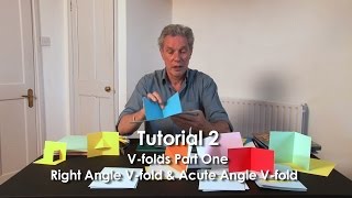 PopUp Tutorial 2  Vfolds Part 1 Right Angle Vfold amp Acute Angle Vfold [upl. by Pomona15]