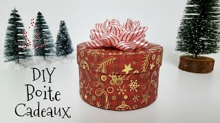 DIY BOITE CADEAUX DE NOËL RAPIDE FACILE RECYCLAGE [upl. by Ingvar]