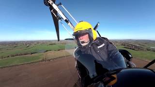 Gyrocopter Revalidation Flight Test  Full Flight with Commentary [upl. by Olwen]